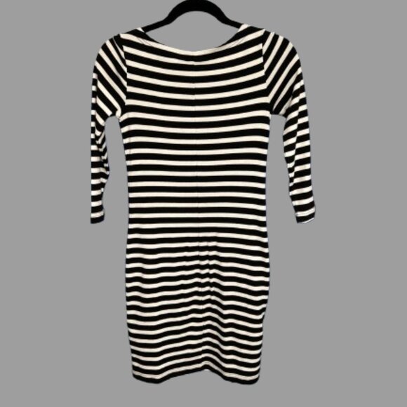 GAP Striped Black & White Dress Women's Size XS - Picture 3 of 4